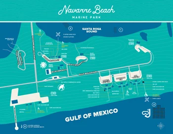Navarre Beach Marine Park map