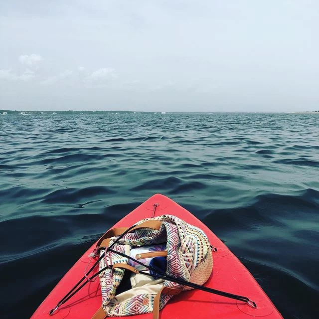 photo of kayak in water